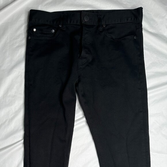 John Elliott Jeans Mens 31x31 Black Obsidian Cast 2 Slim Fit Japanese Denim